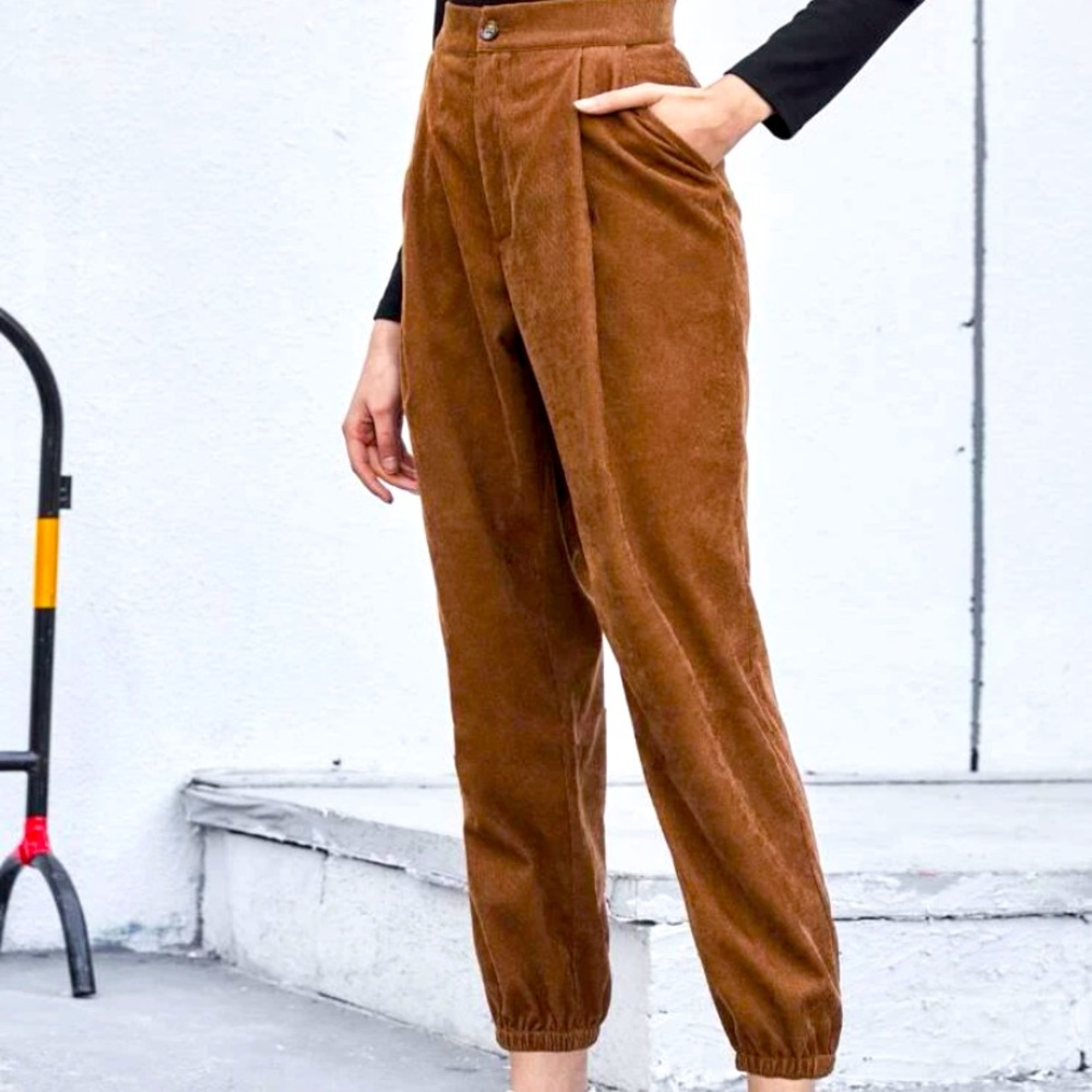 SHEIN Corduroy Pants